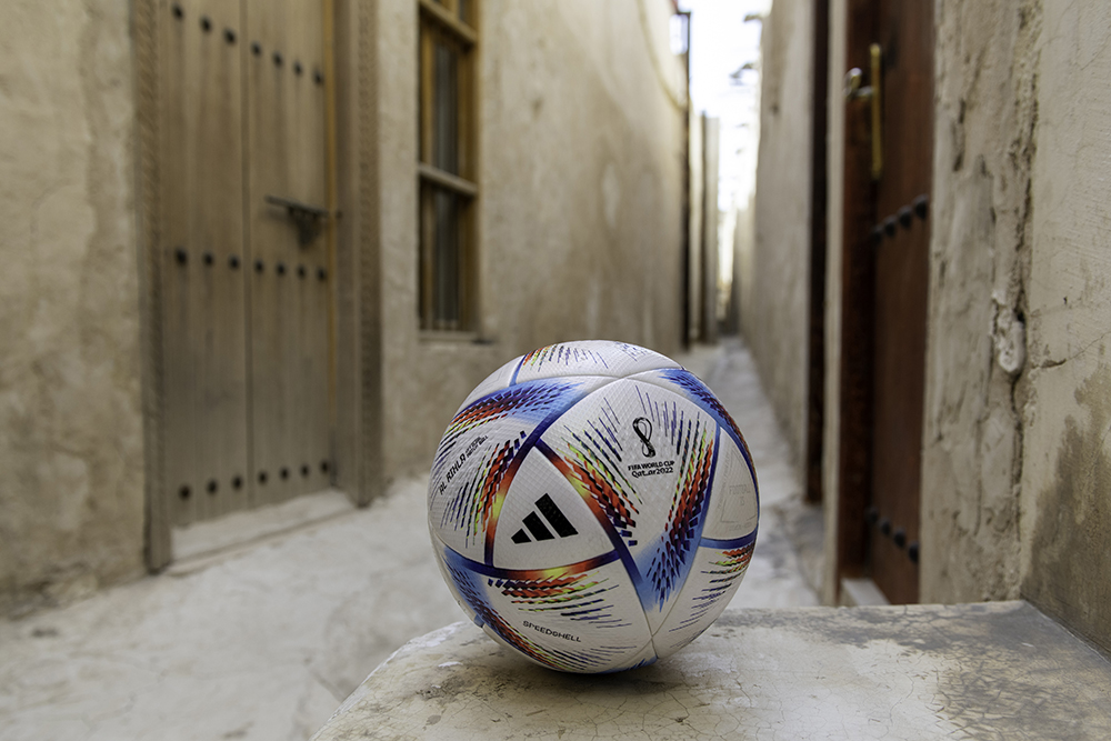 WC 2022 ball on street